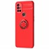 CaseUp OnePlus Nord N10 5G Kılıf Finger Ring Holder Kırmızı 2